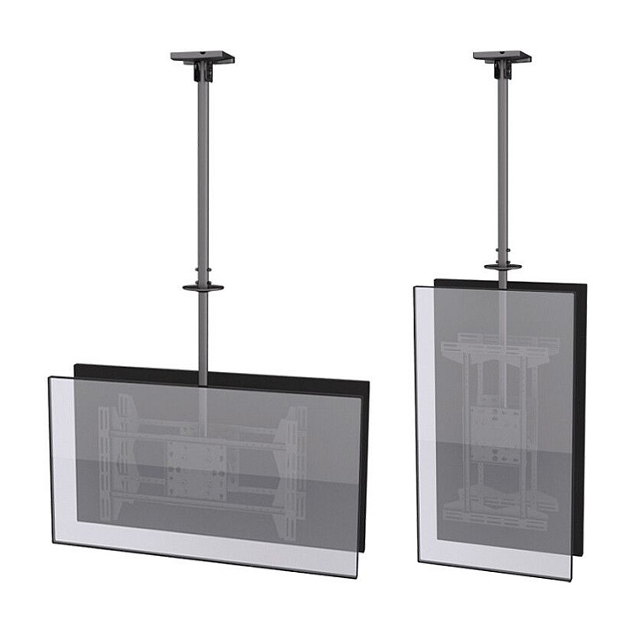 Mbajtëse për TV Equip Deckenhalterung / 39″–75″ / 2 TFT / 40 kg / 2 Gelenke - Zezë - 5