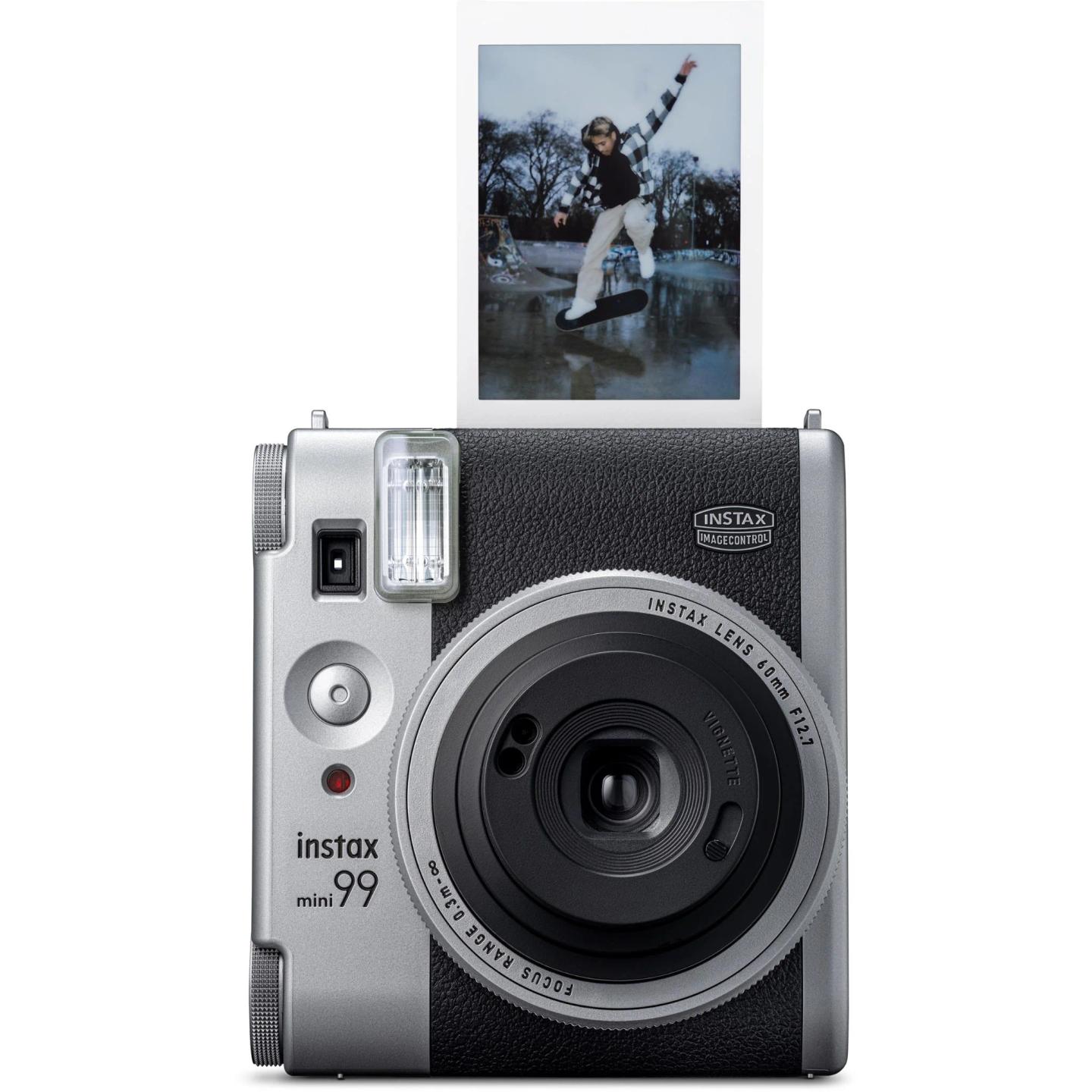 Kamerë digjitale Fujifilm instax mini 99, Instant, Analog, 6 Efekte Ngjyrash, Ekspozim i Dyfishtë, Bulb, Macro - Argjend/Zezë - 3
