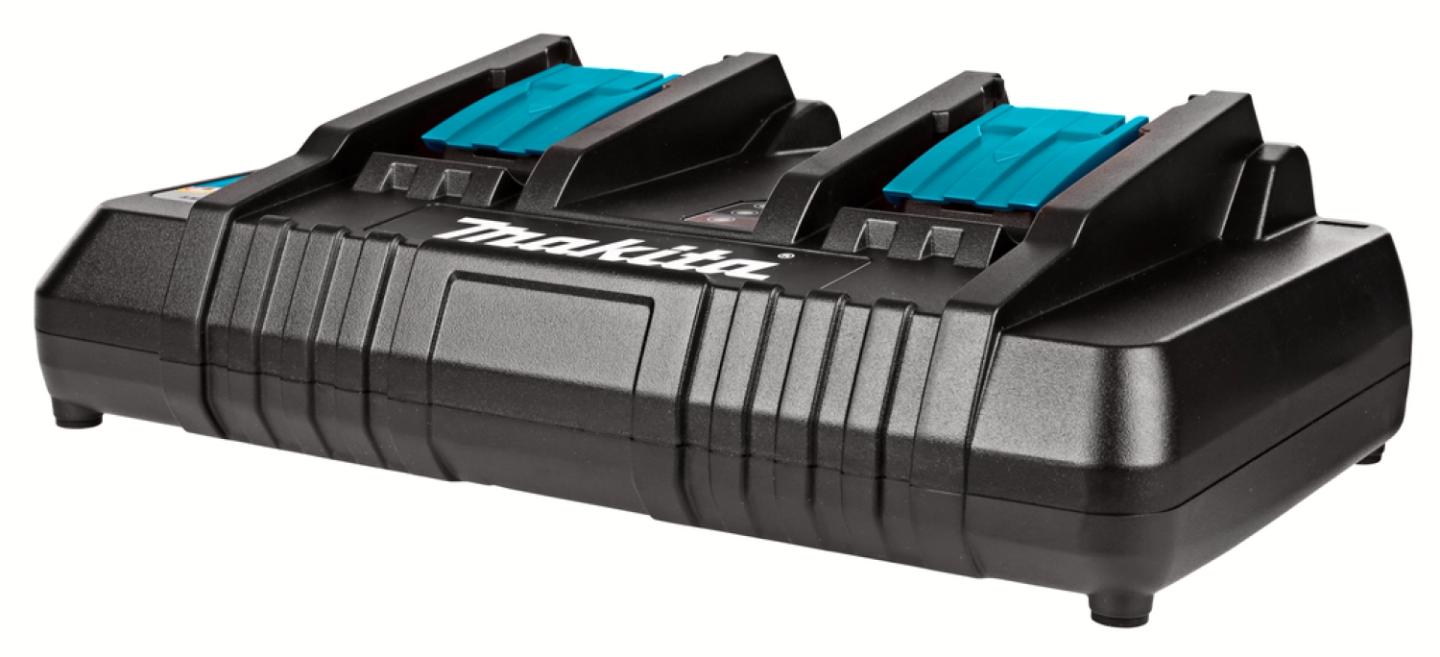Karikues Makita DC18RD LXT, 14.4V-18V, 2 Porta - Zezë/Blu - 2