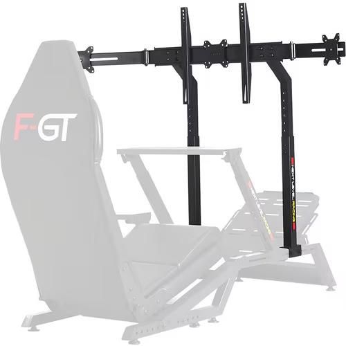 Mbajtëse për Monitor Next Level Racing F-GT, NLR-A006, 1–3 Ekrane, VESA, deri 60 kg, 80–115 cm - Zezë
