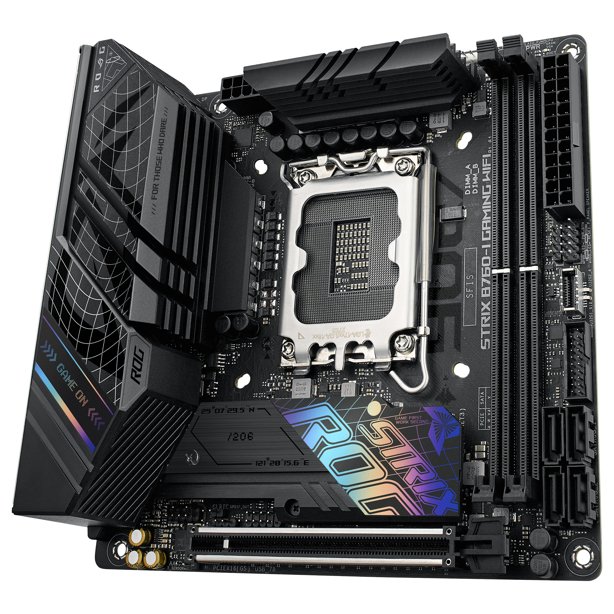 Pllakë Amë MB Intel Gaming ASUS ROG STRIX B760-I GAMING WIFI ITX / DDR5 / LGA 1700 / HDMI+DP - 8