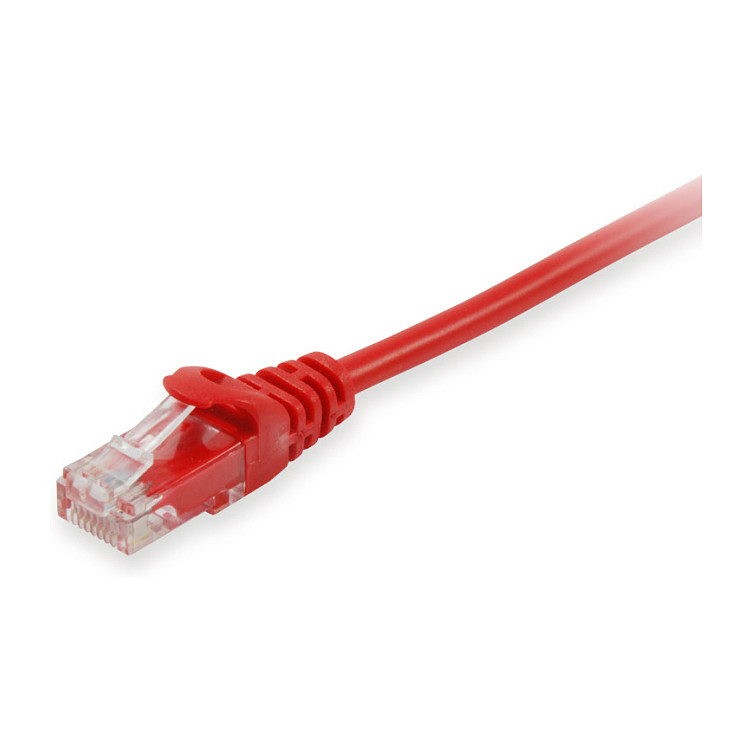 Kabllo për Rrjet / Equip Patch Cable Cat6 U/UTP 2xRJ45 1.5m / Polybag - Kuqe - 2
