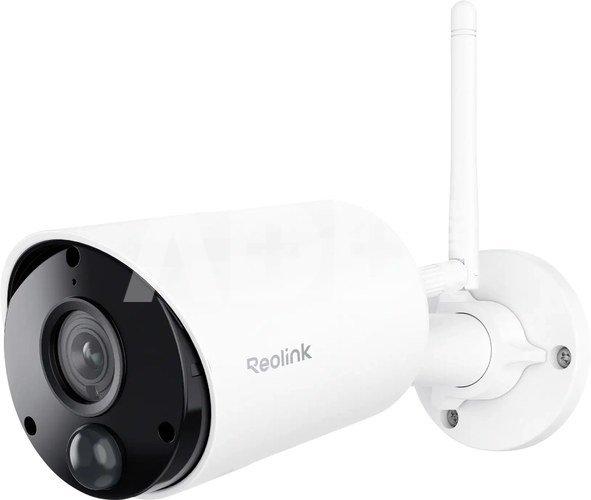 Kamerë Sigurie IP CCTV Reolink Argus Series B320, 5MP, 2880 × 1616, 110°, Wi-Fi 2.4GHz, IR 10m, AI, Audio 2-Kahëshe, Bateri 4900mAh, MicroSD deri 512GB, IP65 - Bardhë/Zezë