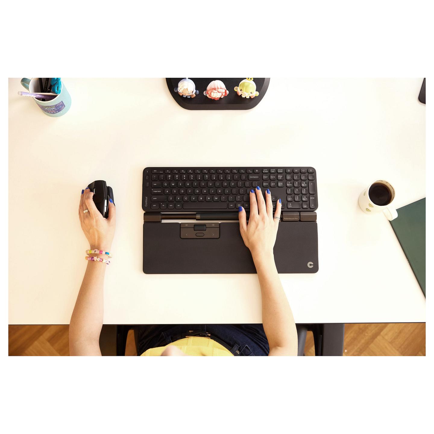Maus pa kabllo Contour RollerMouse Pro Extended / WR Vegan Leather – Zezë - 3