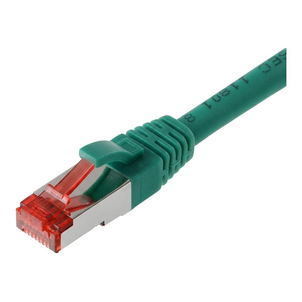 Kabllo për Rrjet Goobay 95504 / RJ45 - RJ45 / Cat.6 / S/FTP / AWG 27/7 / 250 MHz / 1000 Mbit/s / 3 m - Gjelbër