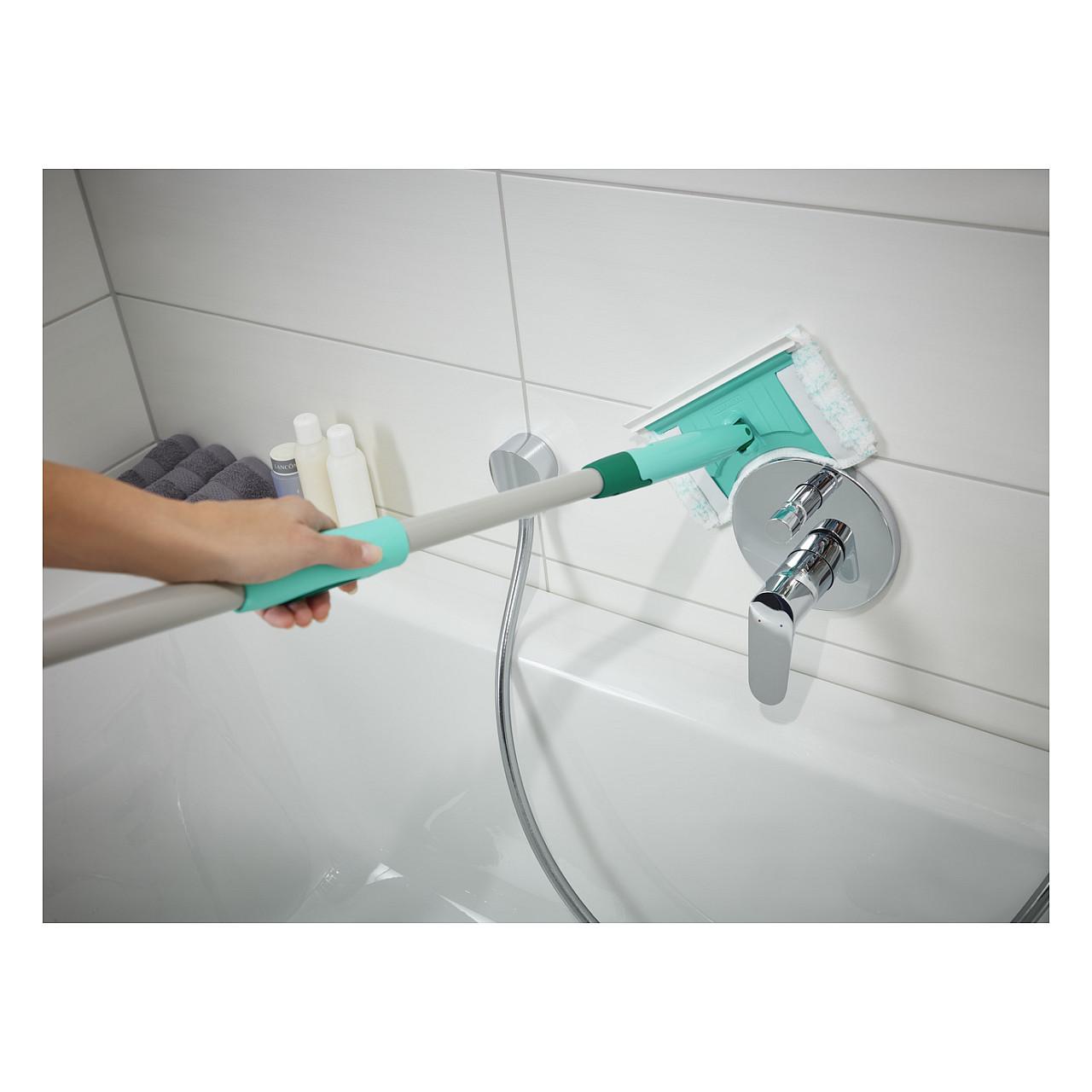 Pastrues Dysheme LEIFHEIT Flexi Pad / Për Pllaka, Vaska & Kabina Dushi / Mikrofibër Micro Duo / 20 cm / Nyje 360° - Gjelbër - 3