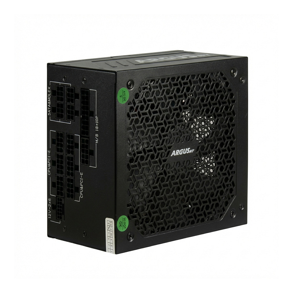 Furnizues Energjie Inter-Tech ArgusNT HA-1000BA4 / 1000W / ATX / 80 PLUS Gold / ATX 3.1 / Fully Modular – Zezë - 1