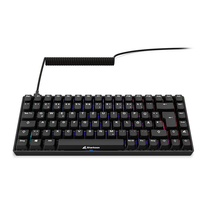 Tastierë Gaming Sharkoon SGK50 S3 PBT Gateron G Pro 3.0 Yellow Wired / QWERTZ / German Language - Zezë - 4