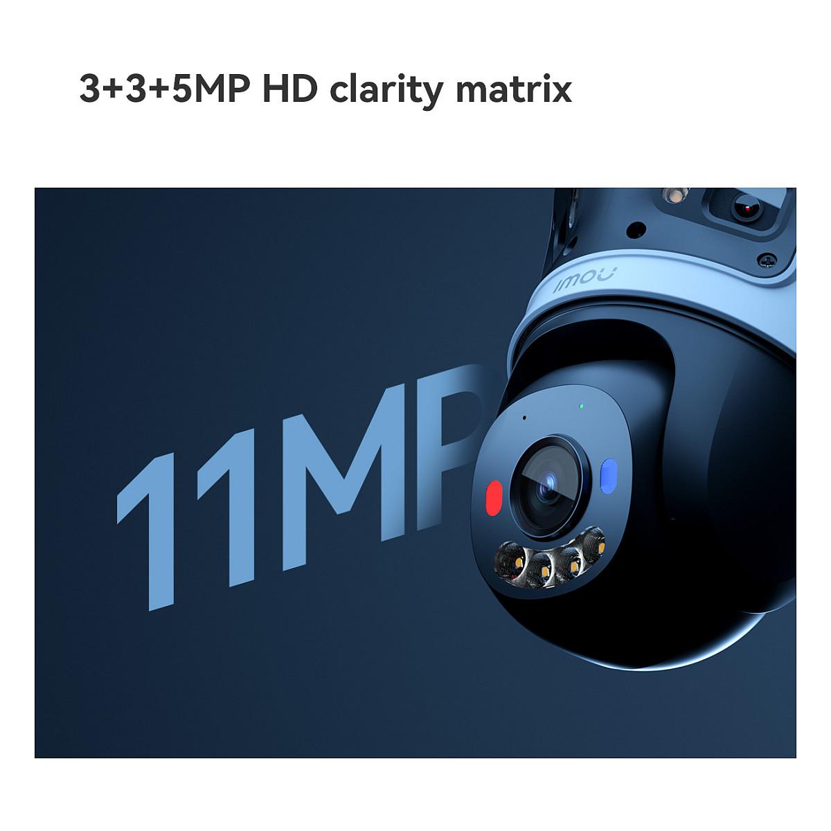Kamerë Sigurie IP CCTV Imou Cruiser Triple, 11MP, 3.6mm + 6mm, Wi-Fi 6, PT, Night Vision 30m - Bardhë - 9