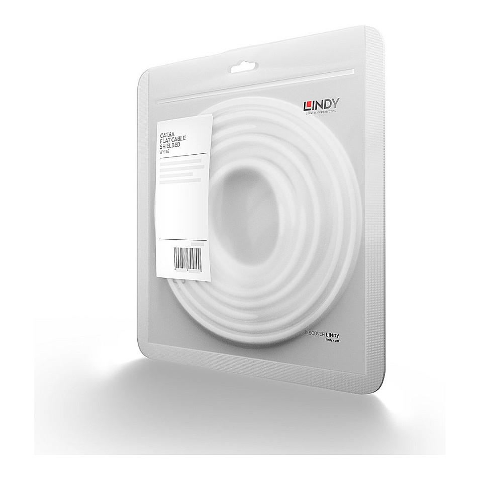 Kabllo për Rrjet LINDY 47543 / Cat 6A / U/FTP / RJ-45 / 500 MHz / 3m - Bardhë - 2