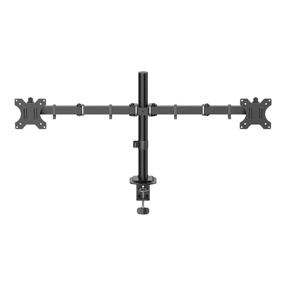 Mbajtëse për Monitor Hama 00220903 / 2 Monitorë / 13–35" / deri 12kg për Monitor / VESA 75x75 & 100x100 / Rotacion 360° - Zezë - 2
