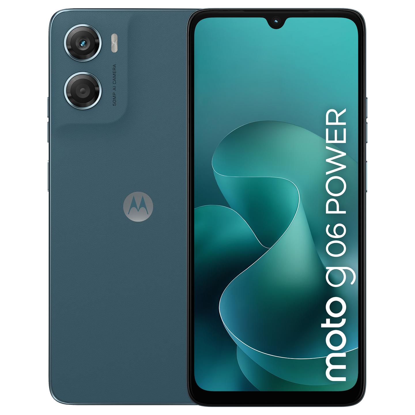 Telefon Motorola Moto G06 Power, 4GB, 64GB, 4G, Dual SIM - Blu