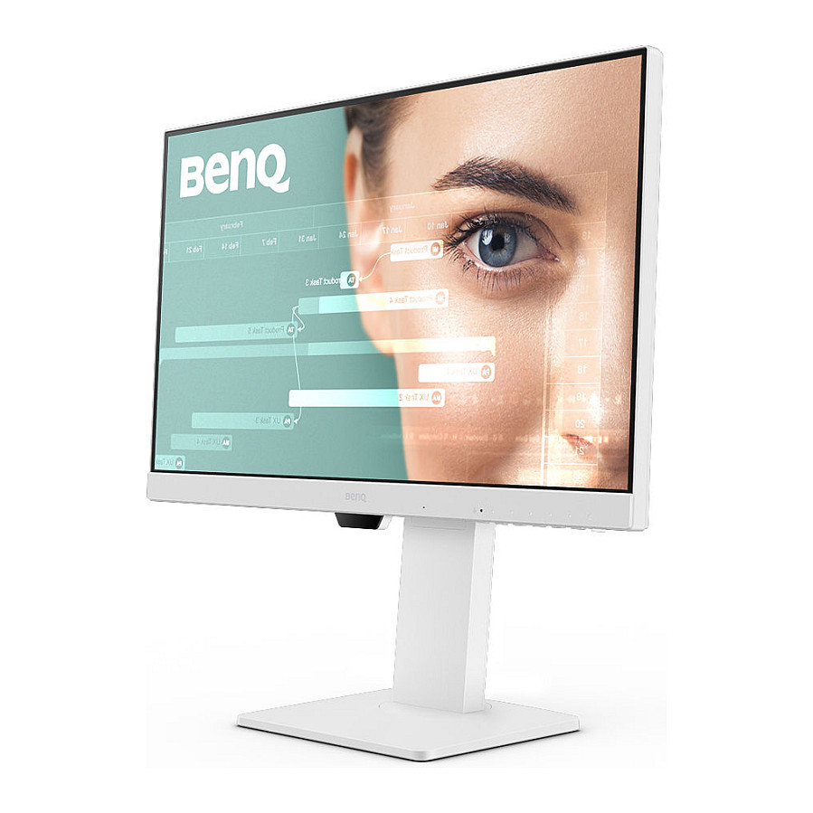 Monitor BenQ GW2486TC / 23.8″ / Full HD IPS / 100Hz / 5ms / HDMI + USB-C + DP + USB / Lift + Pivot - Bardhë - 2