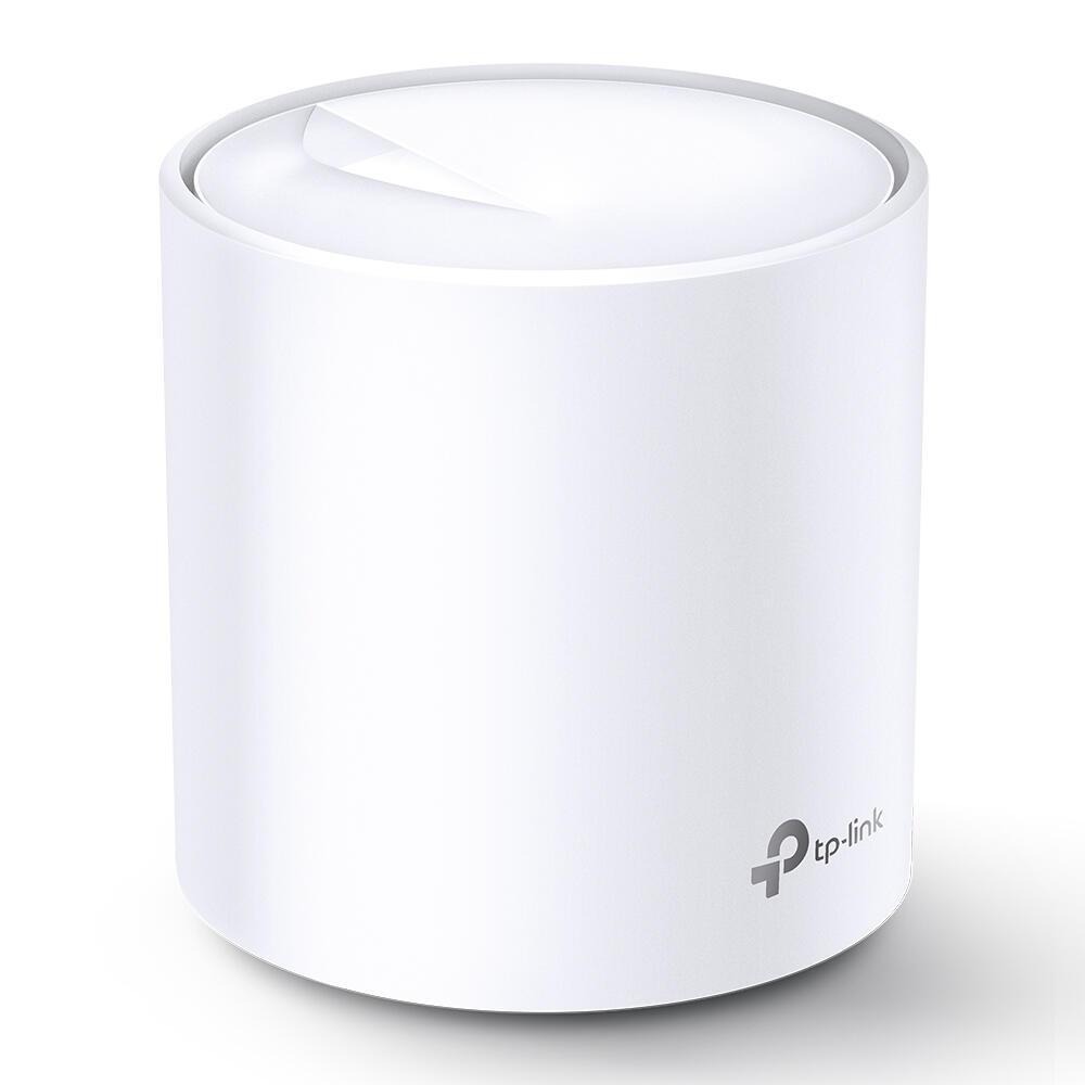 TP-Link Deco X60 AX3000 Wi-Fi 6 Mesh Router – Dual-Band 2.4GHz + 5GHz, 574Mbps + 2402Mbps, 4× Antena, 2× Gigabit WAN/LAN, OFDMA, MU-MIMO, WPA3 – Bardhë - 1
