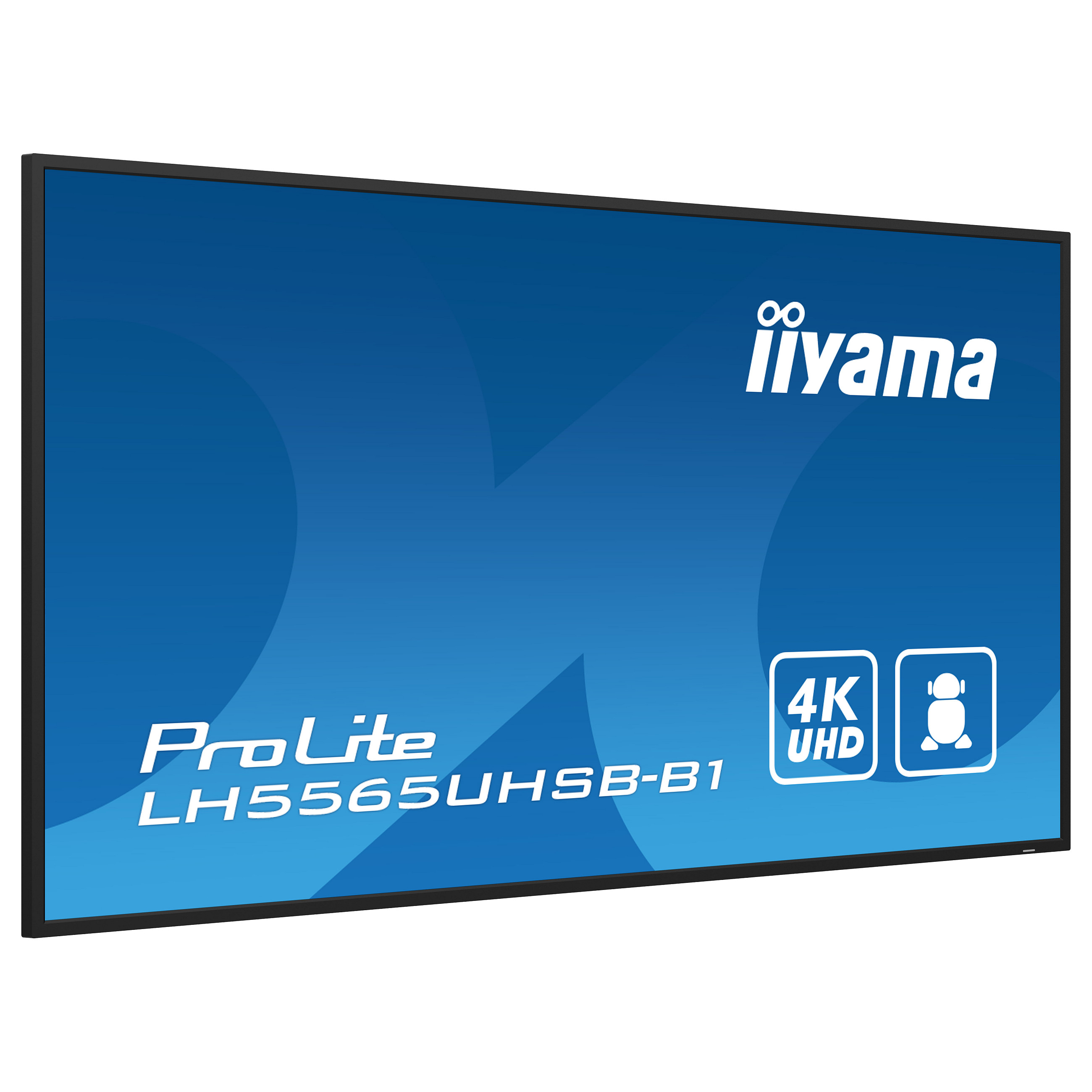 Ekran prezantues iiyama ProLite LH5565UHSB-B1 / 55" / 4K UHD IPS LED / 60 Hz / 8 ms / HDMI + DsiplayPort + USB - Zezë - 6