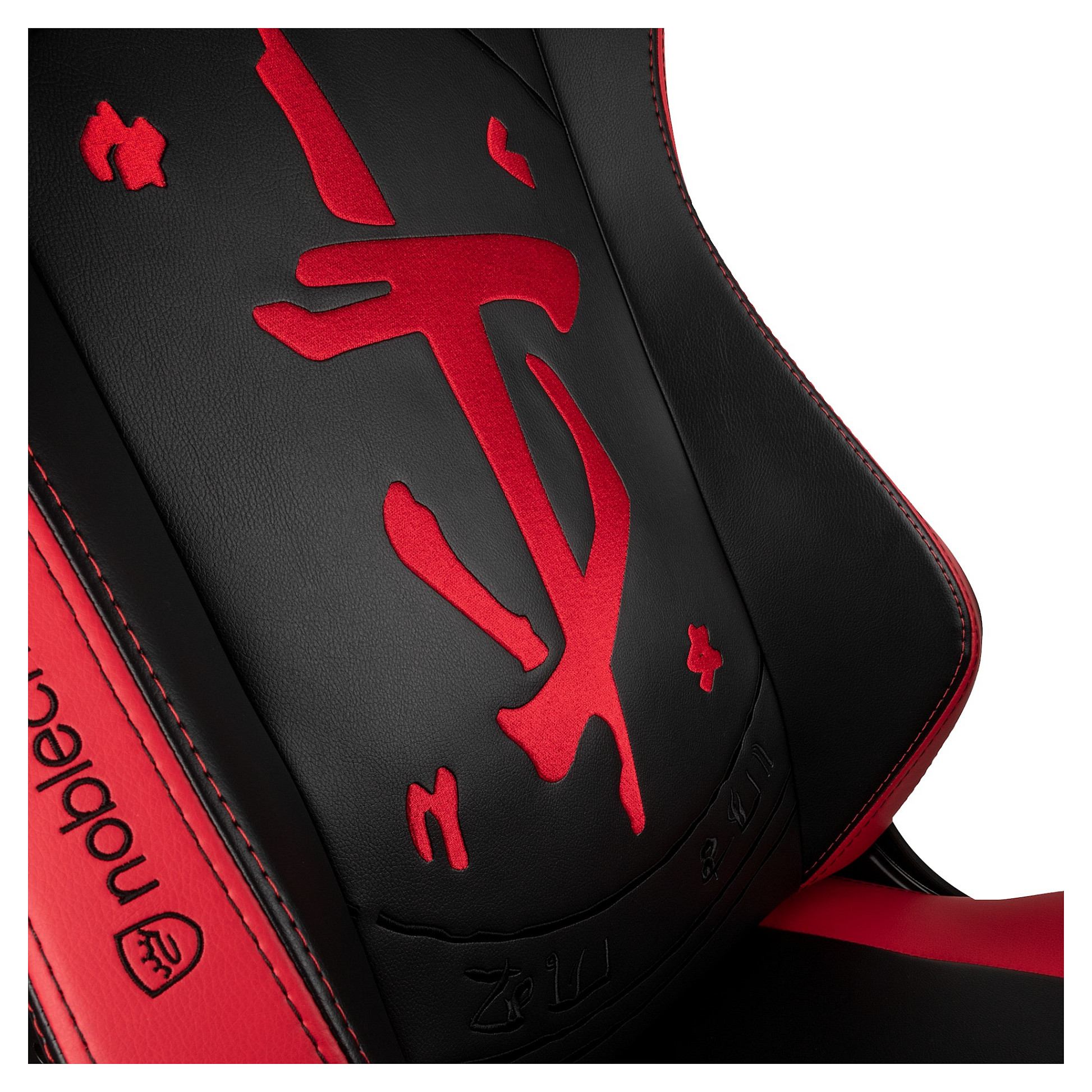 Karrige Gaming noblechairs HERO DOOM Edition / 4D Armrests / Lumbar Support / 90–125° / 150kg – Zezë/Kuqe - 8