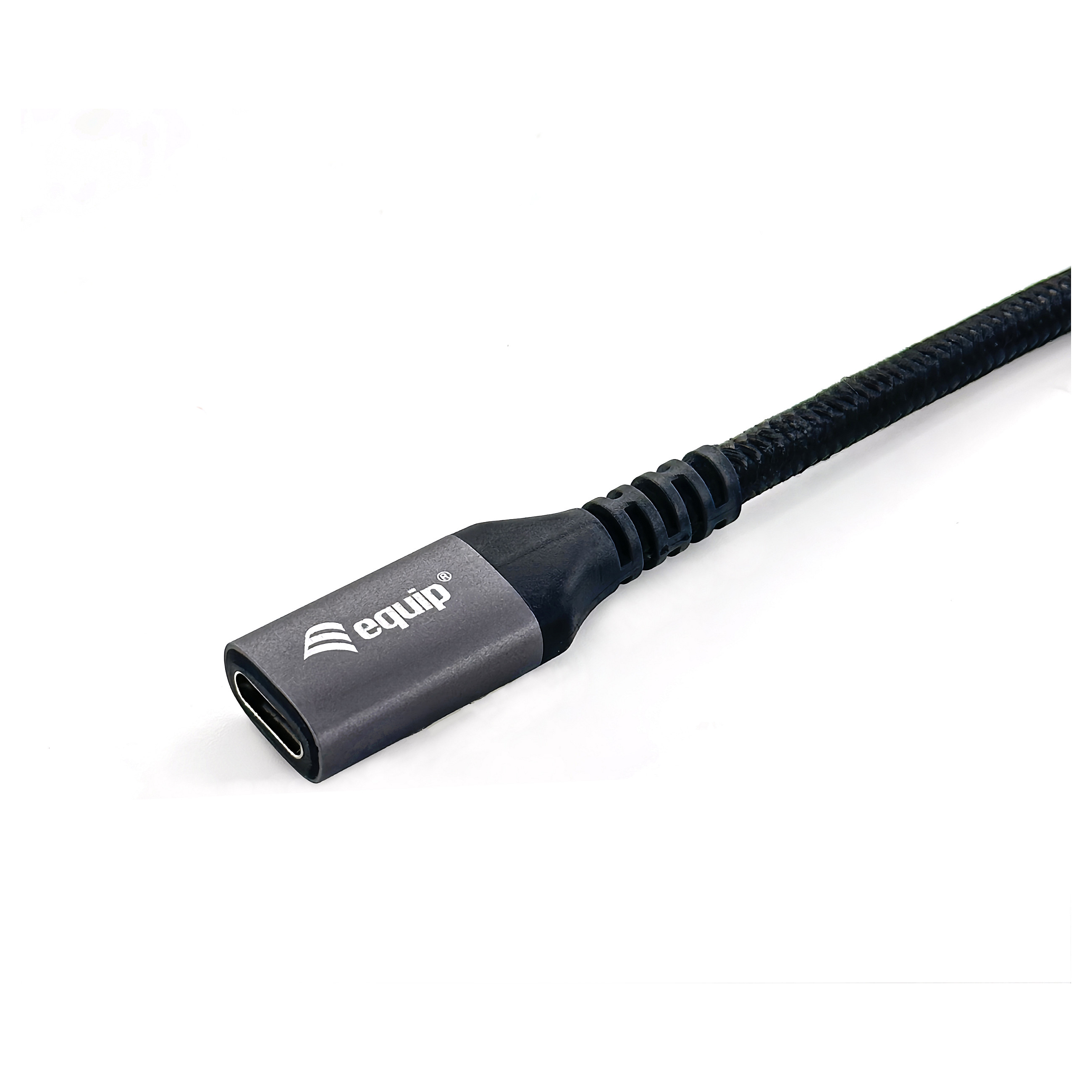 Kabllo Equip USB-C 3.2 & C Verl. St/Bu 0.50m 5A 4K/60Hz / e zezë - 4