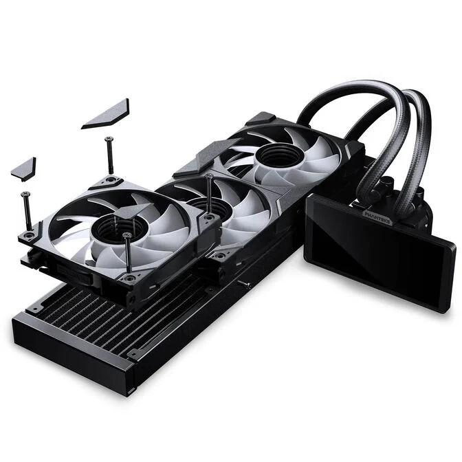 Ftohës për Procesor Phanteks Glacier One 360M25 LCD / 360mm / AIO / D-RGB – Zezë - 7