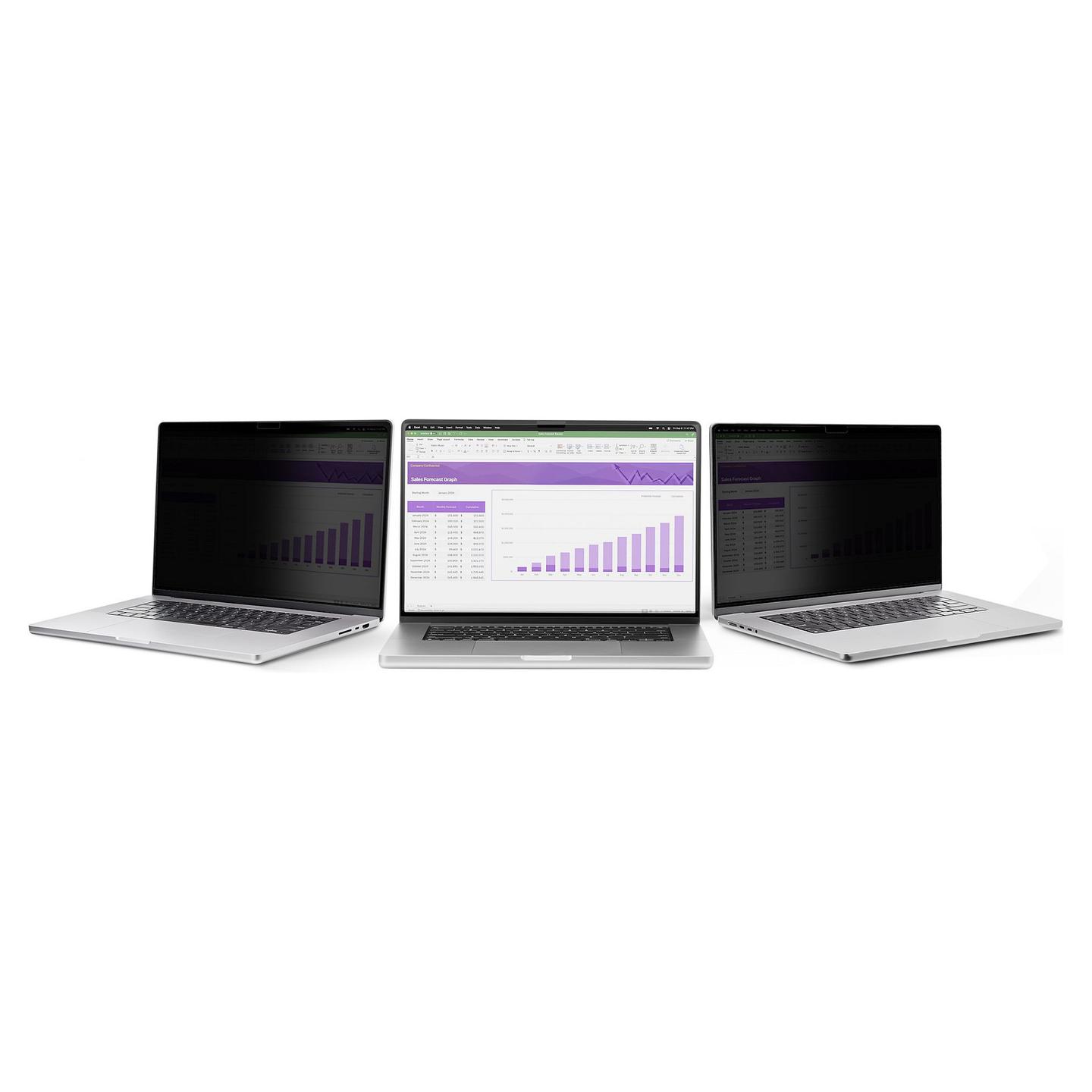 Filtër Privatësie StarTech.com 13MAM-PRIVACY-SCREEN, MacBook Air 13", 16:10, Magnetik, ±30°, Anti-Glare - Zezë - 2