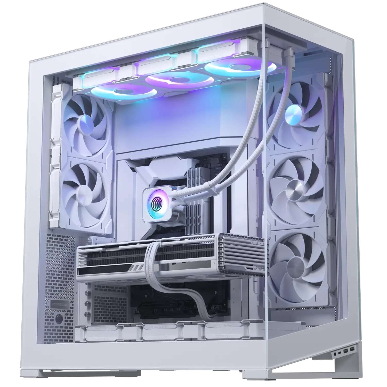 Ftohës Phanteks Glacier One 420D30 X2 DRGB / AIO / 420mm / 3x140mm D-RGB - Bardhë