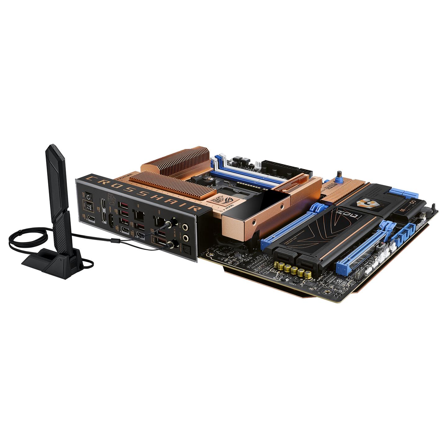 Pllakë Amë ASUS ROG CROSSHAIR 2006 / AMD AM5 / DDR5 / ATX / Wi-Fi 7 / 5GbE LAN - 9
