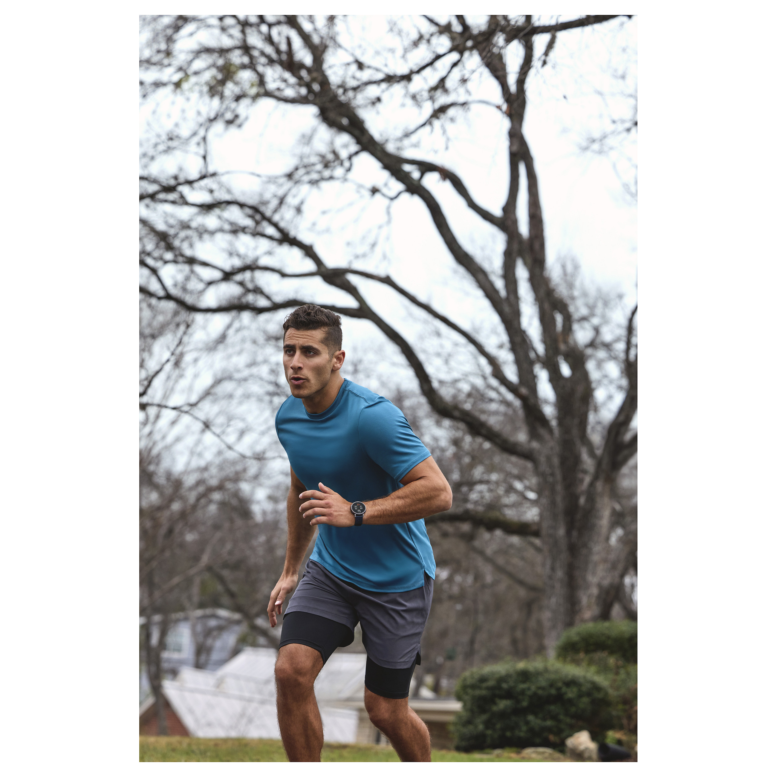 Orë e mençur Amazfit Active 3 Premium / HYROX Mode / 45mm – Blu e Errët - 10