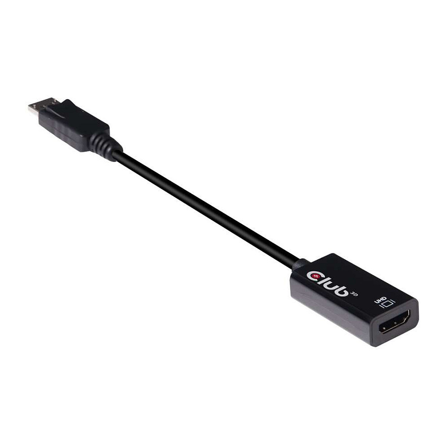 Adapter Displayport Club3D / HDMI 2.0b / HDR / 4K60Hz / Aktiv - 1