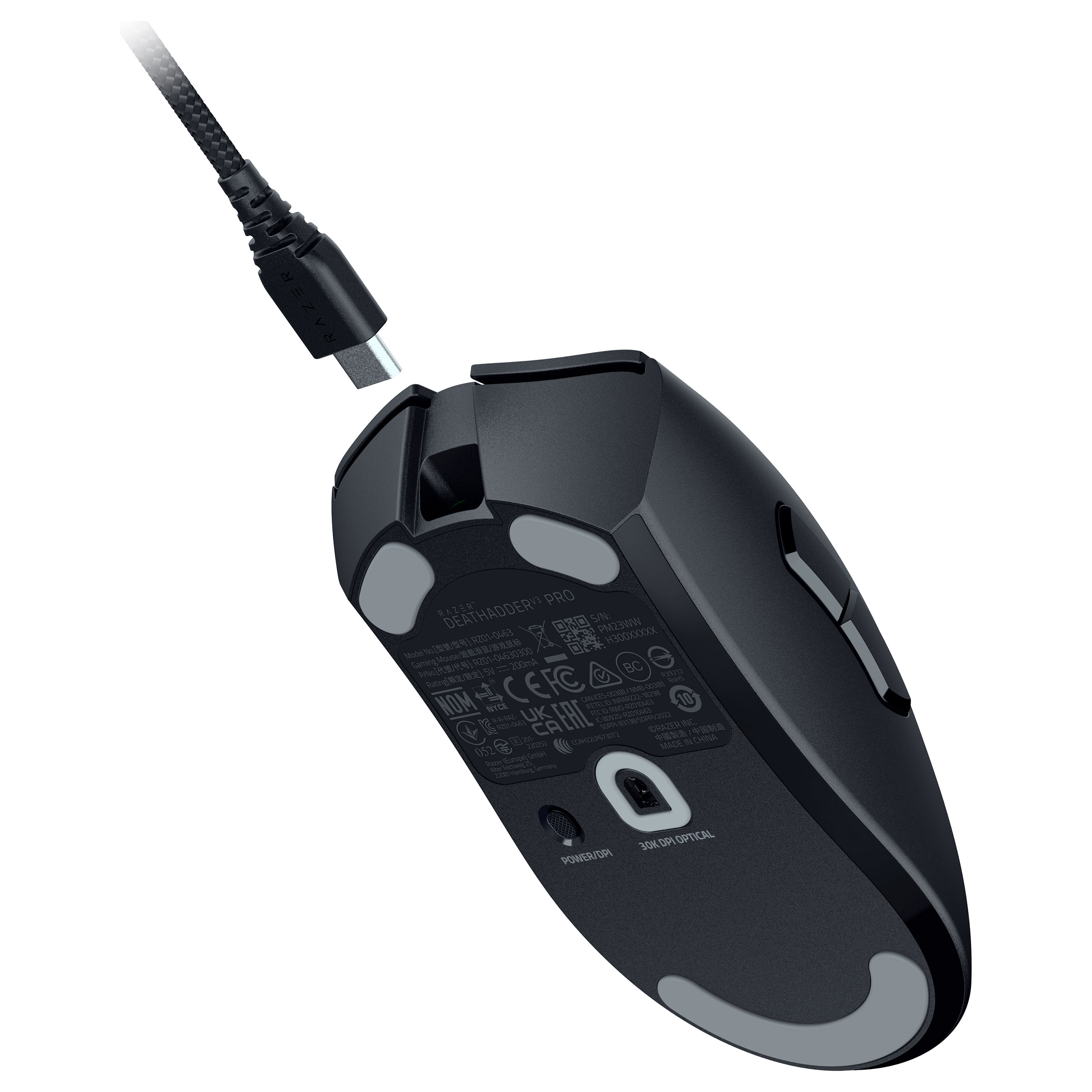 Maus Gaming Razer DeathAdder V3 Pro - Zezë - 7