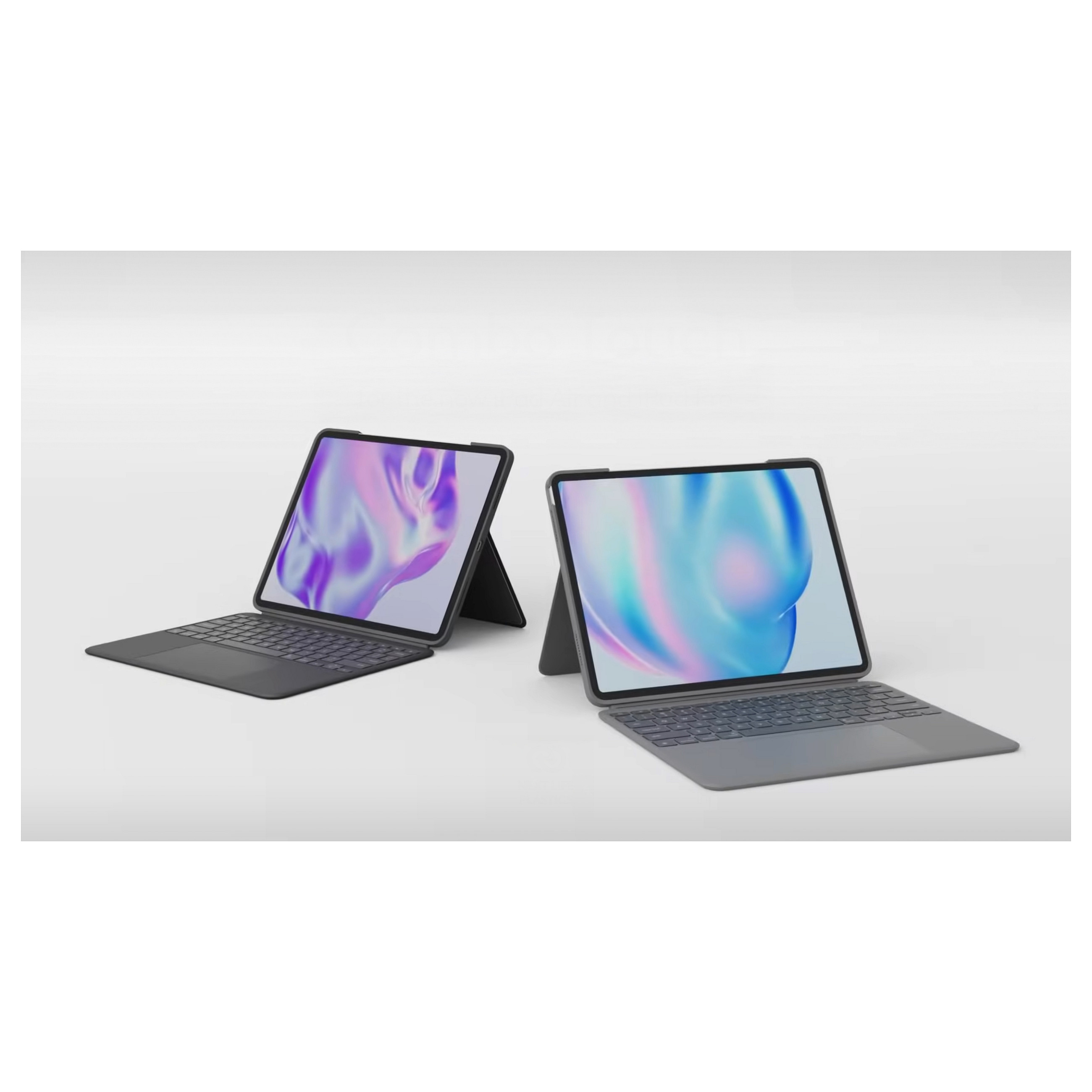 Tastierë Me kabllo Logitech Combo Touch / QWERTY / US International / Trackpad / Smart Connector - Gri - 6