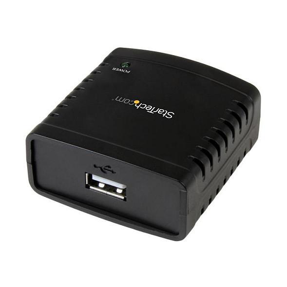 Print Server StarTech.com PM1115U2, Adapter për Lidhjen e Printerit USB në Rrjet, USB 2.0, Fast Ethernet 10/100Mbps, 1x RJ45 - Zezë - 2