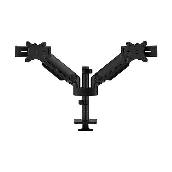 Mbajtëse për Monitor Neomounts / 2 Monitorë / 24"-34" / 11kg për Monitor / VESA 75x75-100x100 / Full Motion / Gas Spring / Tavolinë - Zezë - 2