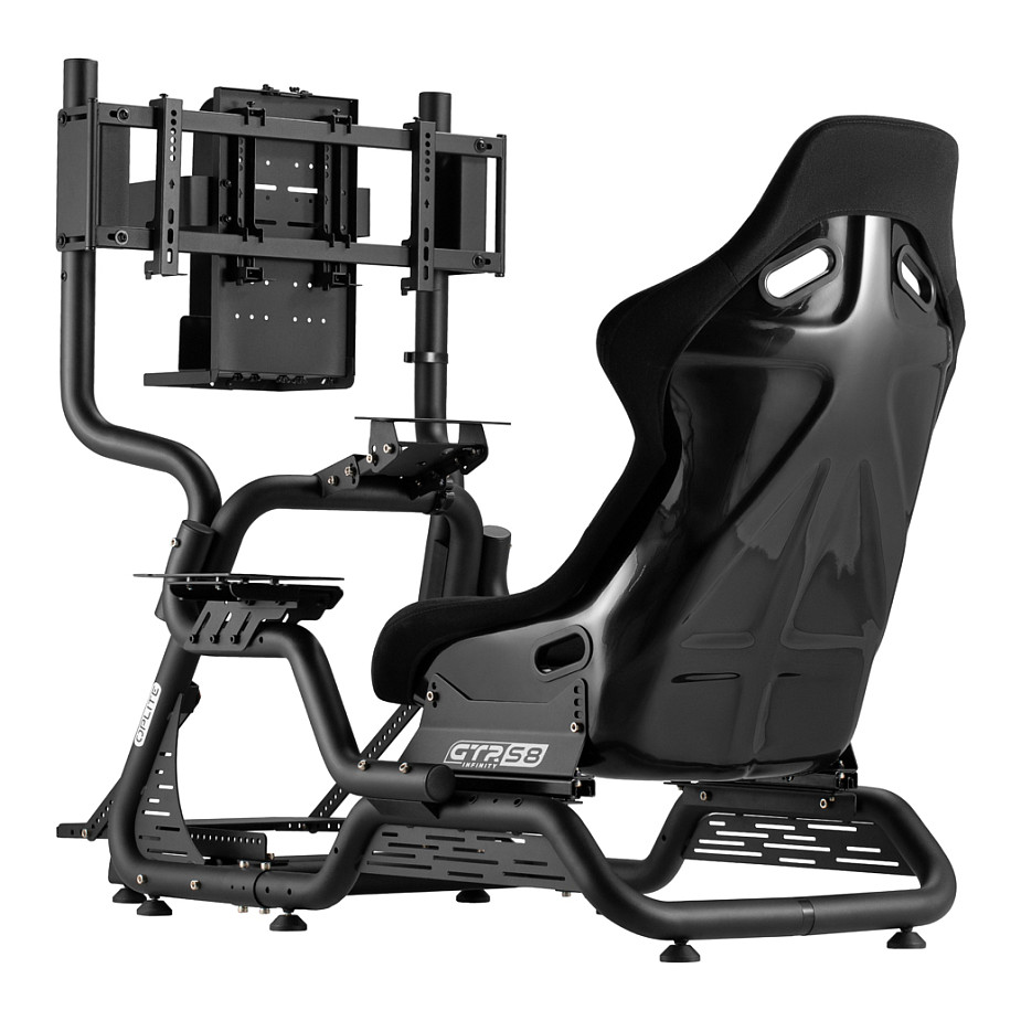 Karrige/Simulues për gara – OPLITE Cockpit GTR S8 Infinity Force – Zezë - 3