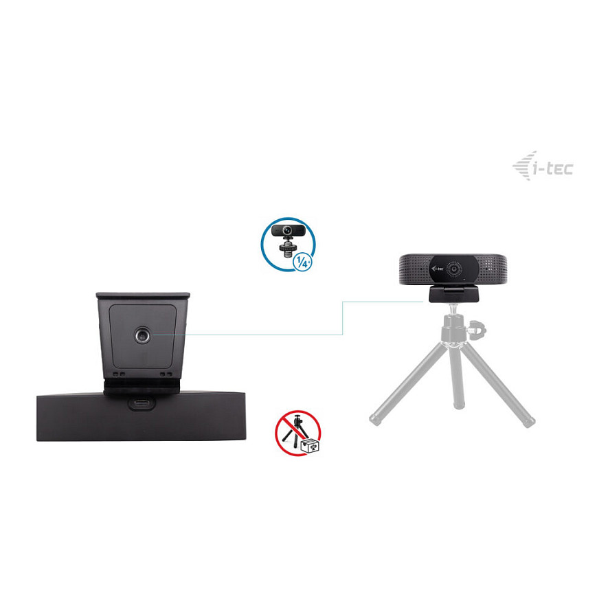 Webcam I‑TEC SOLOMON 500 / 4K / PDAF - Zezë - 5