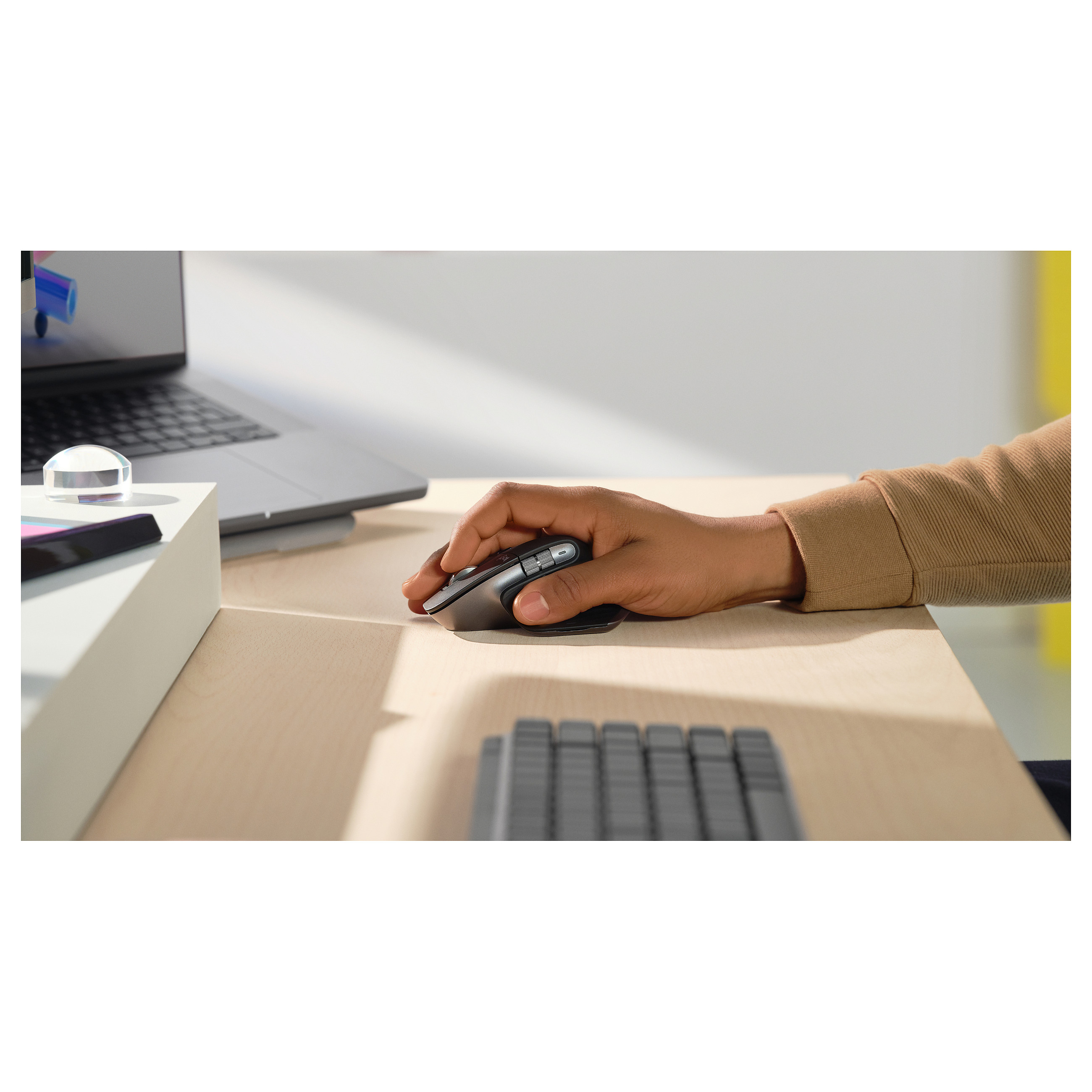 Maus Logitech Master Series MX Master 3S for Mac grau - 6