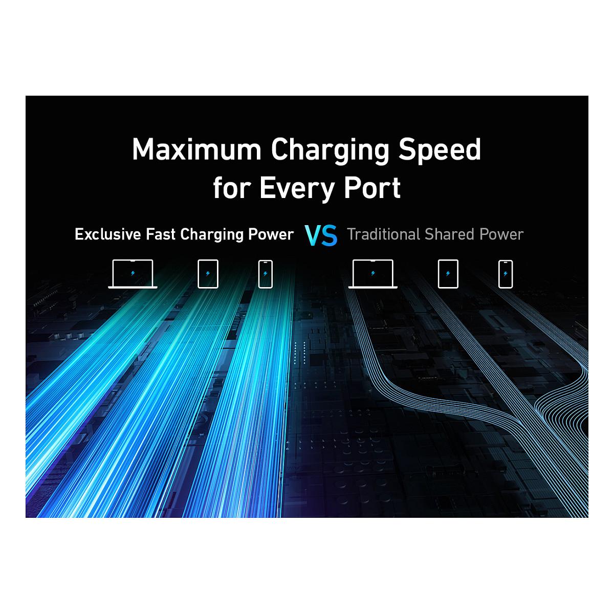 Powerbank Anker Prime A1336 / 20000mAh / 200W / 2x USB-C / USB-A - Zezë/Argjend - 8