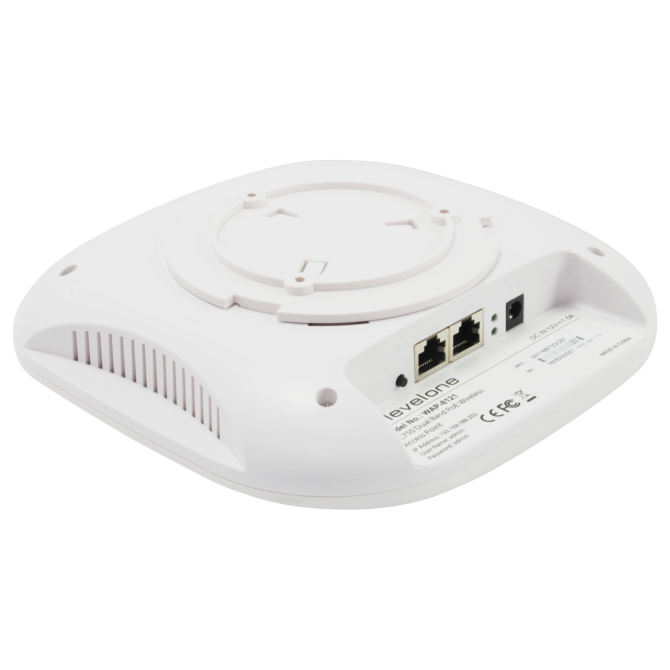 WL-AP WAP-8121 750Mbps PoE Deckenhalterung - 3