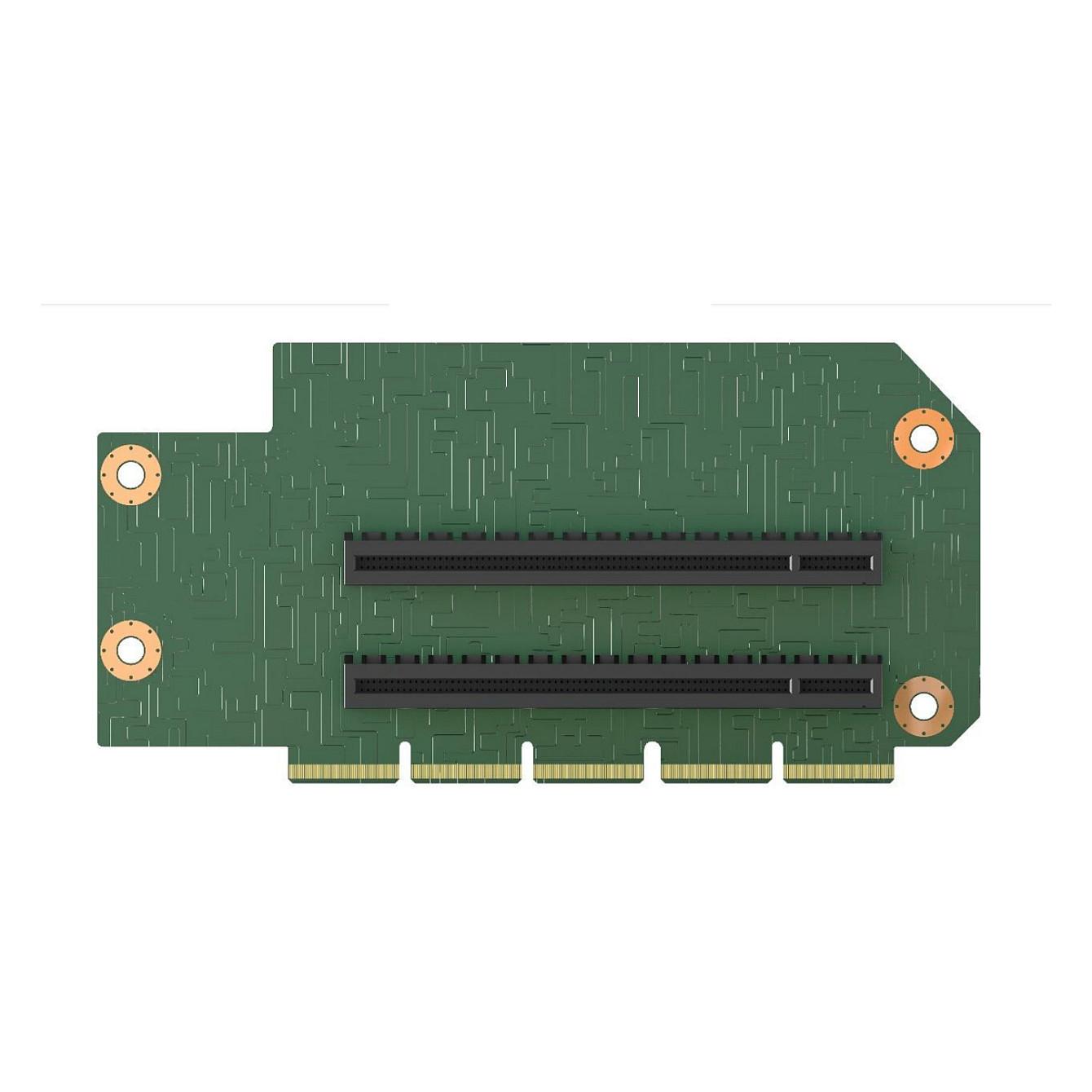Kartë Riser Intel CYP2URISER1DBL, PCIe 2U, 2x PCI Express x16, 1x Double Width Full Height/Full Length + 1x Single Width Full Height/Half Length, për Intel Server M50CYP