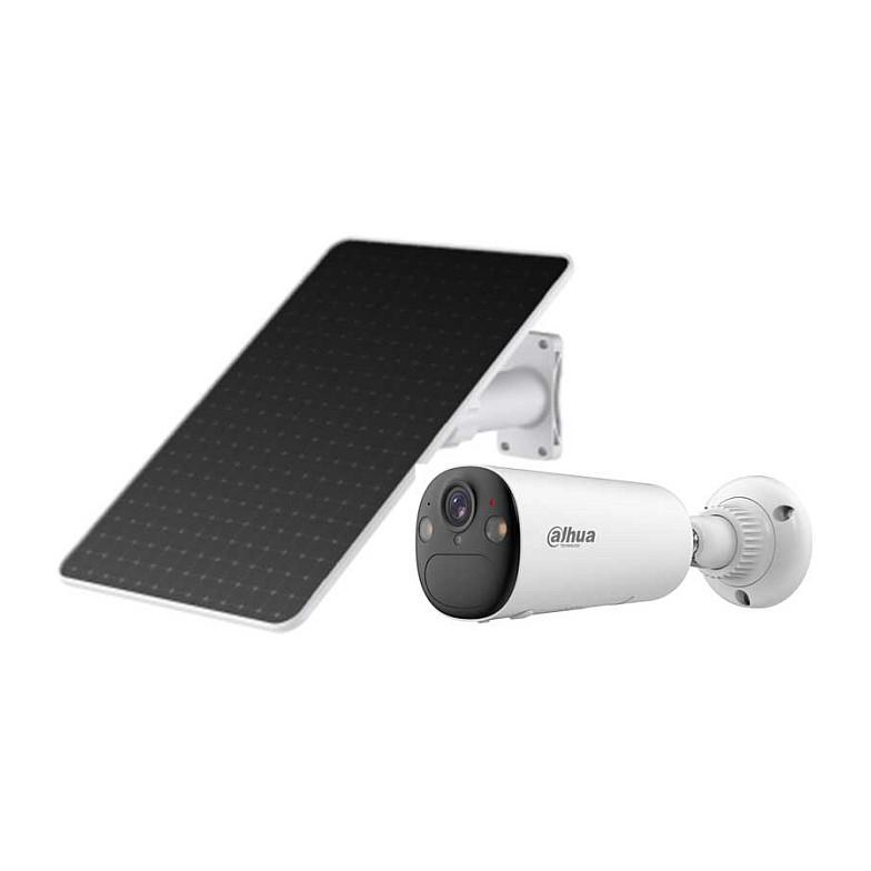 Kamerë Sigurie IP CCTV Dahua KIT/BF4CP-4G-XL/M0508, 4MP, 2.1mm, 4G, Bateri 32.4Wh, Solar 8W, IR 15m, IP66 - Bardhë