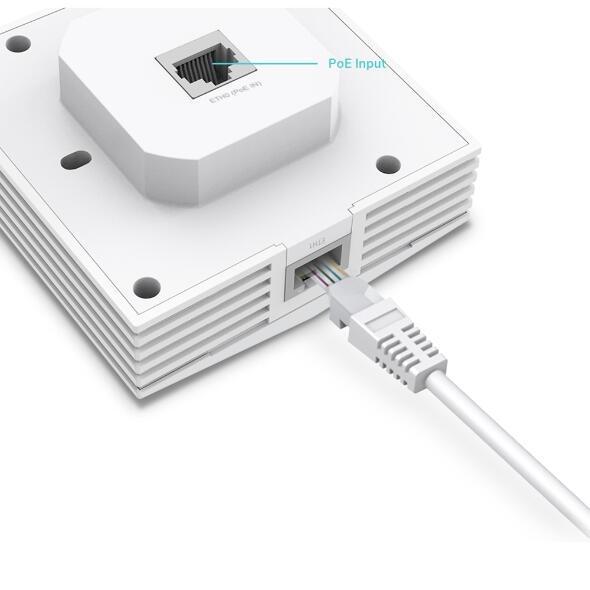 TP-Link Access Point EAP650-Wall / AX3000 / Wi-Fi 6 / Dual-Band / PoE - Bardhë - 3