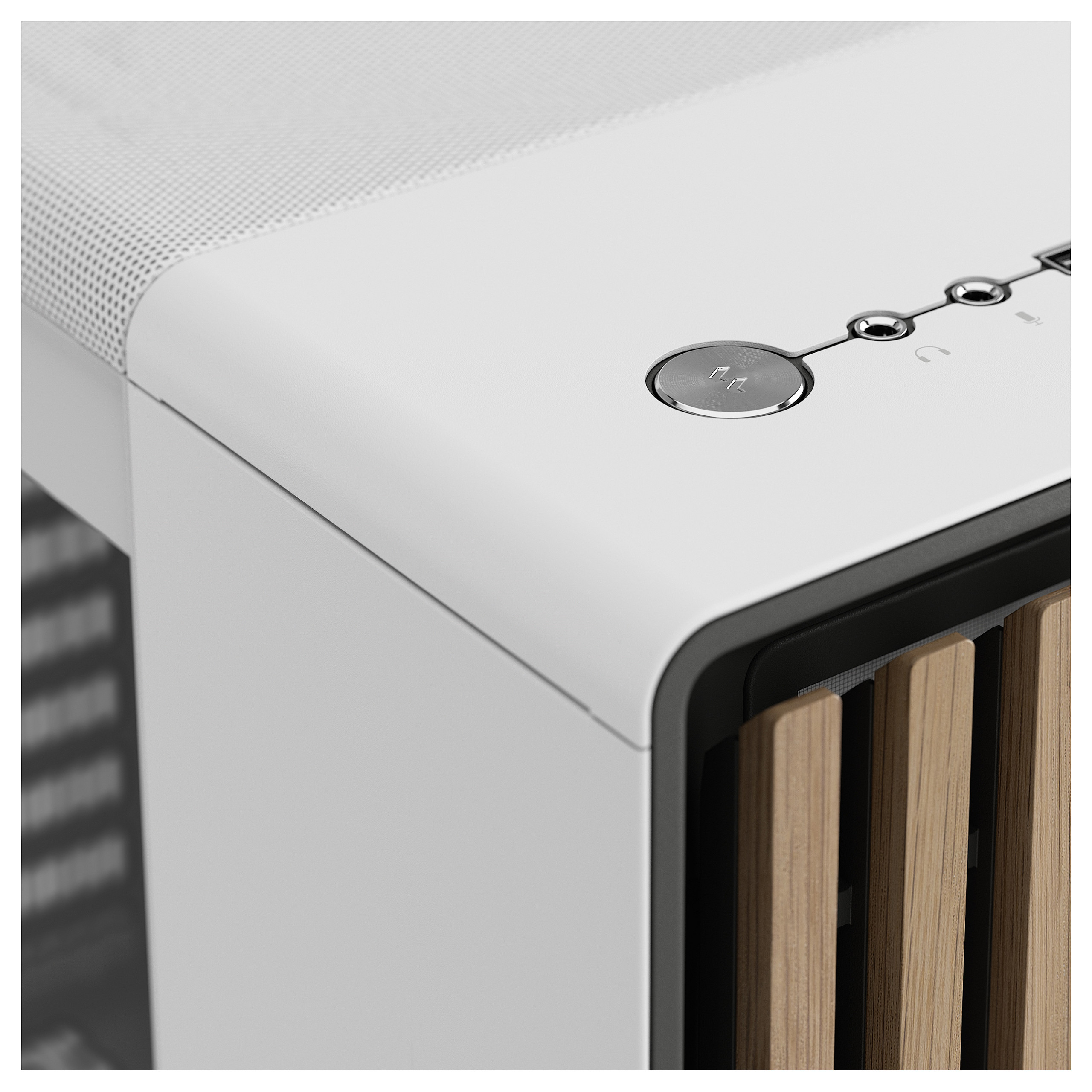 Kasë PC Fractal Design North / Midi Tower / ATX / 2x 140mm Fan - Bardhë - 2