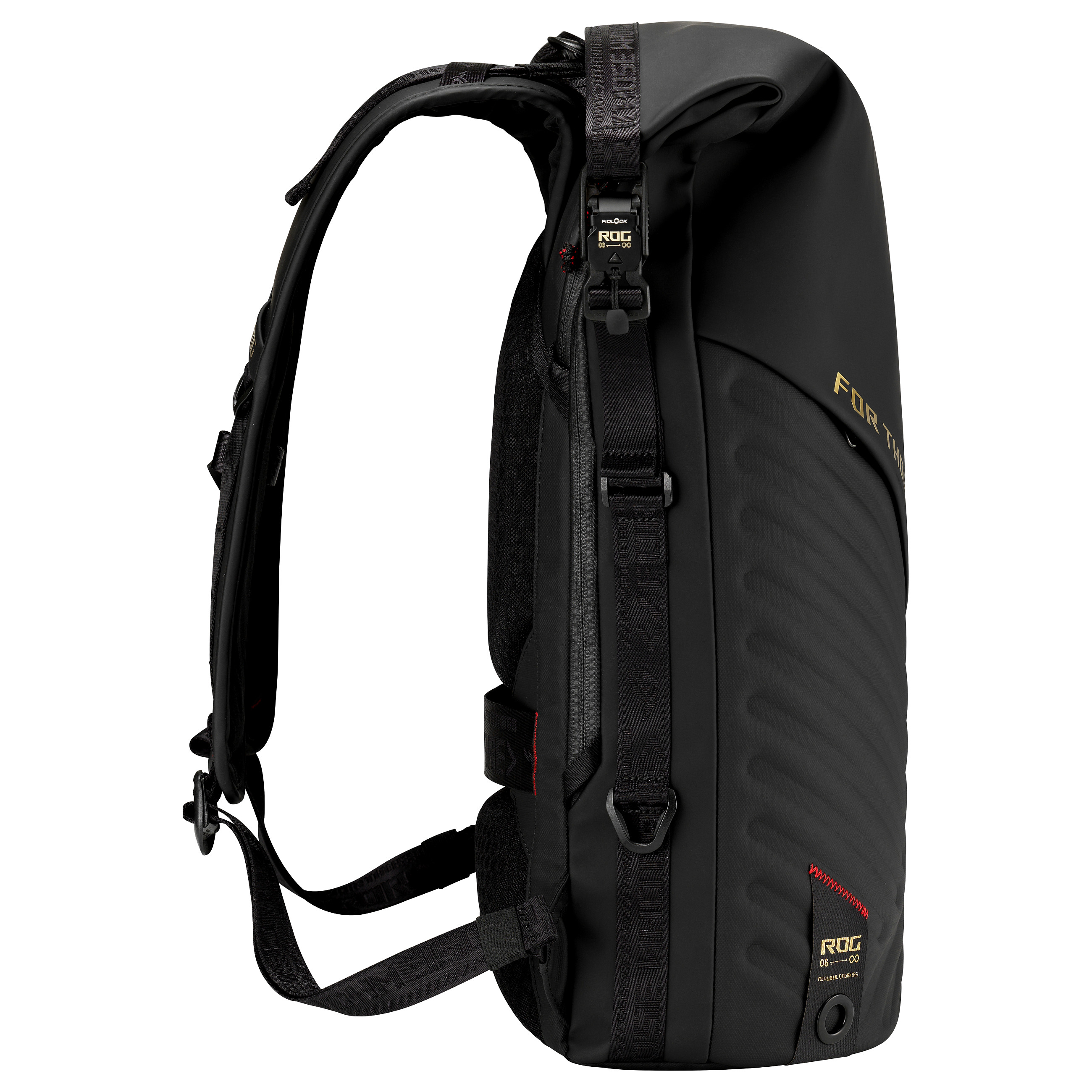Çantë ASUS ROG SLASH Edition 20 / 18" / 26L / Roll-Top / FIDLOCK / Water-Repellent - Zezë - 3