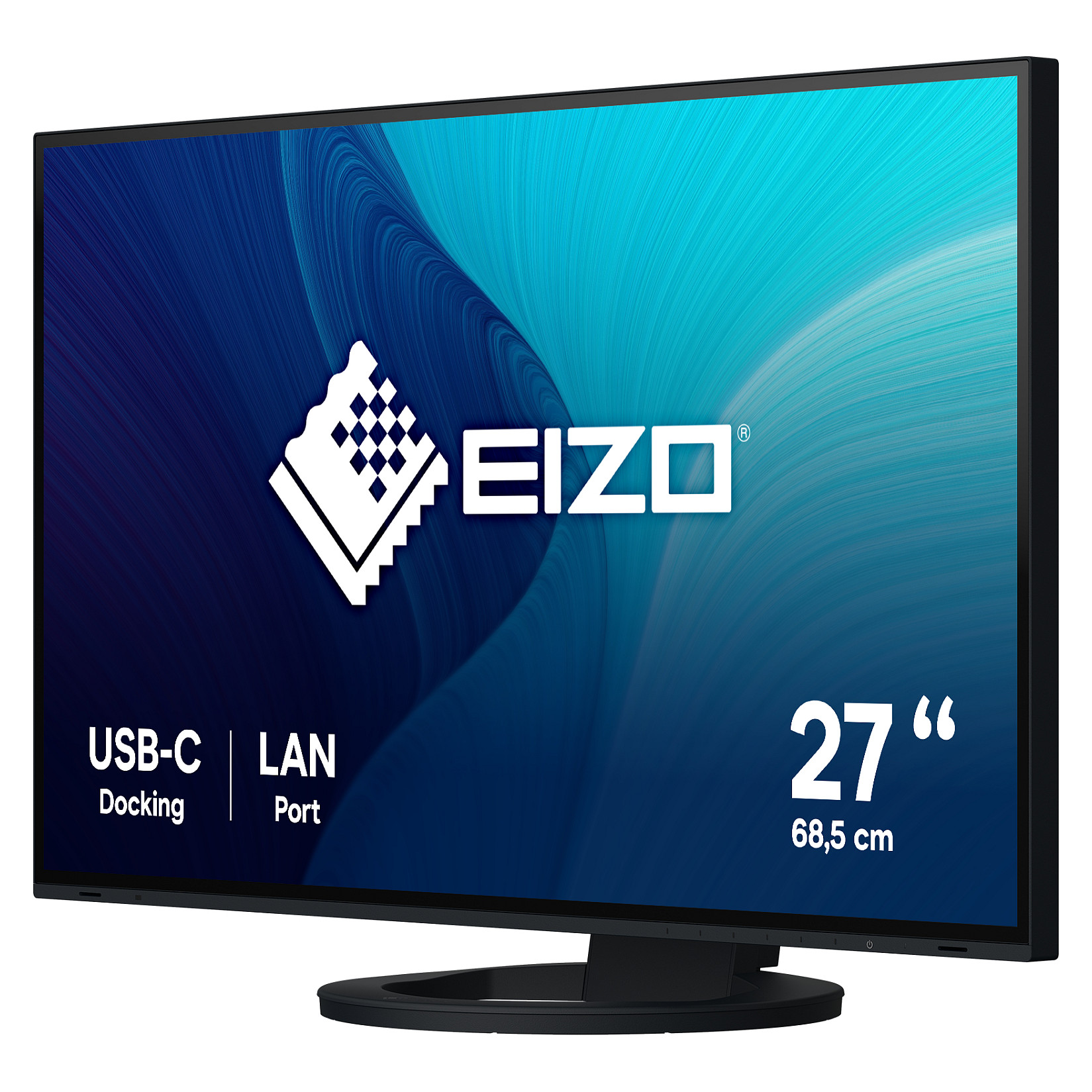 Monitor EIZO EV2795-BK / 27″ / WQHD IPS LED / 60Hz / 5ms / HDMI + DP + USB-C - Zezë - 2