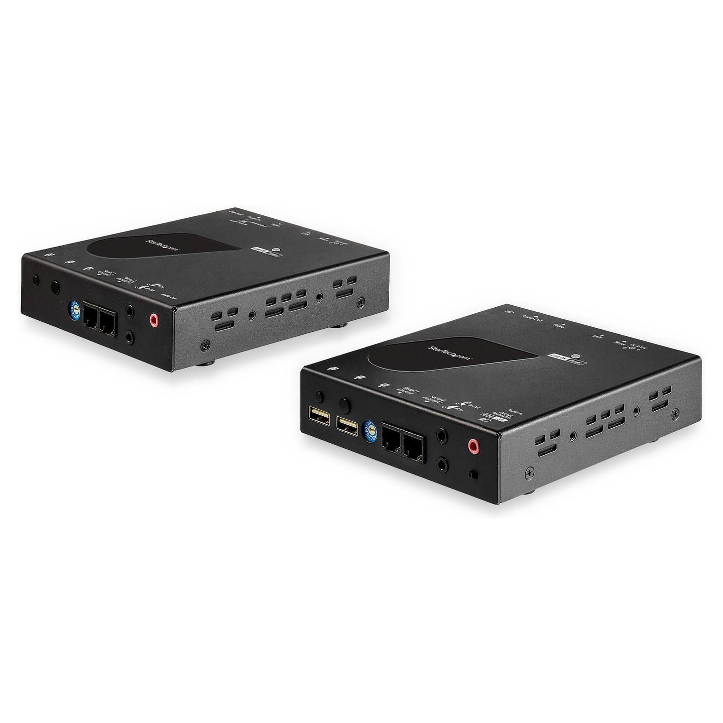 Extender KVM StarTech.com SV565HDIP, HDMI 2.0, 4K 30Hz, USB 2.0, IP, Cat.5e/Cat.6 deri në 100m - Zezë