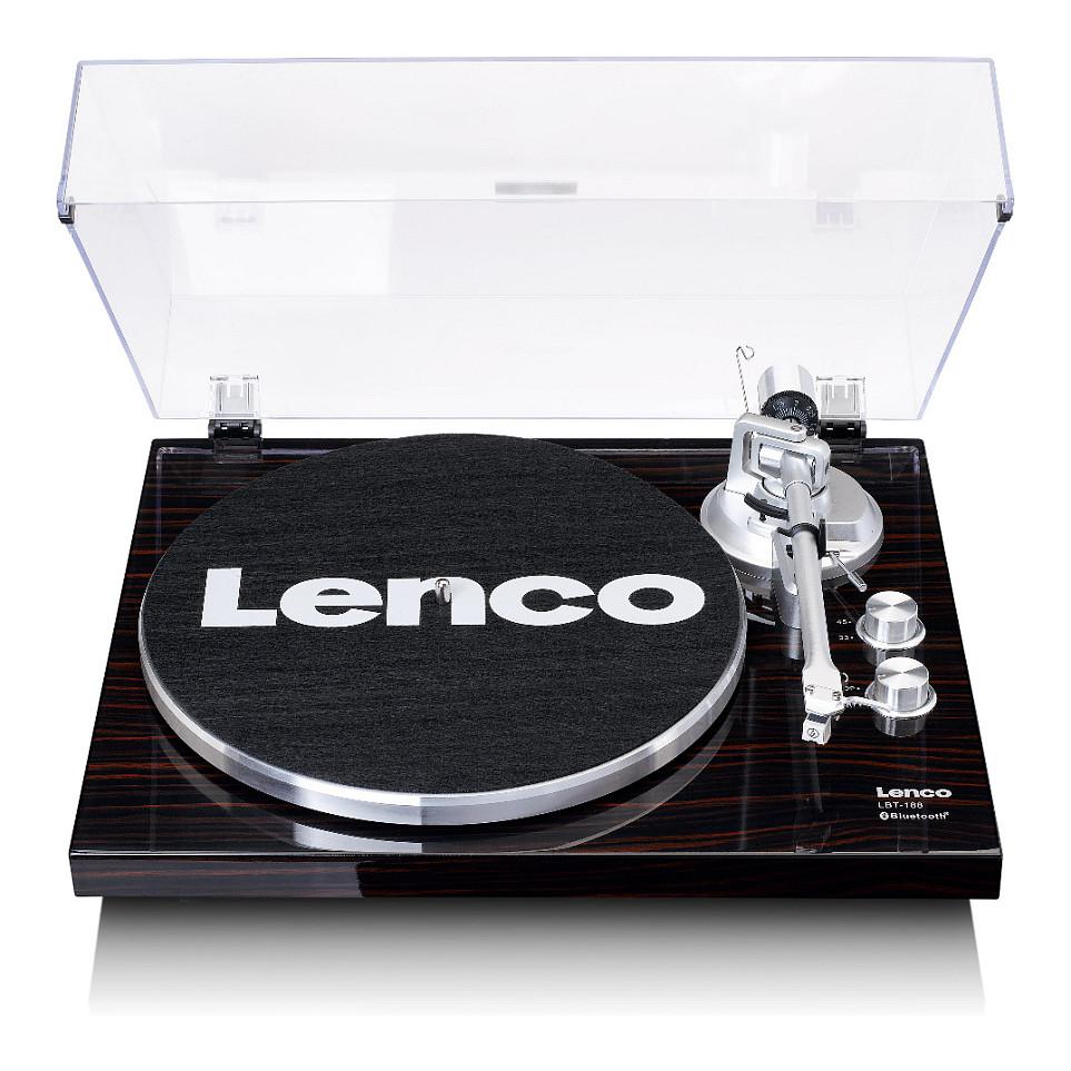 Gramafon Lenco LBT-188, Me Rrip, 33 dhe 45 RPM, Krah i Drejtë, Furnizim AC, Konsum 5 W - Kafe