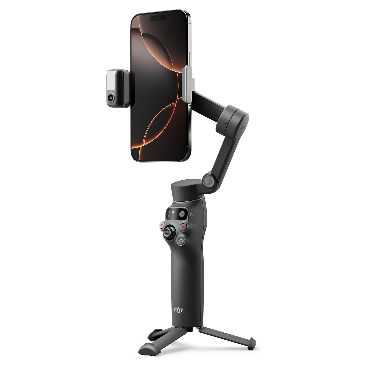 Stabilizues DJI Osmo Mobile 7P, 3-Aksësh, ActiveTrack 8.0, Tripod i Integruar, Shufër Zgjatuese - Gri e Errët - 8