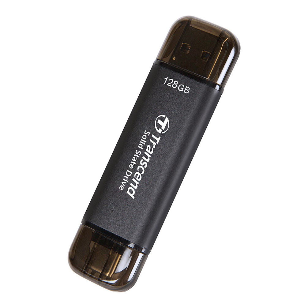 SSD e Jashtme Transcend SSD ESD310C 128GB USB-C USB 3.2 Gen 2x1 e zezë - 1