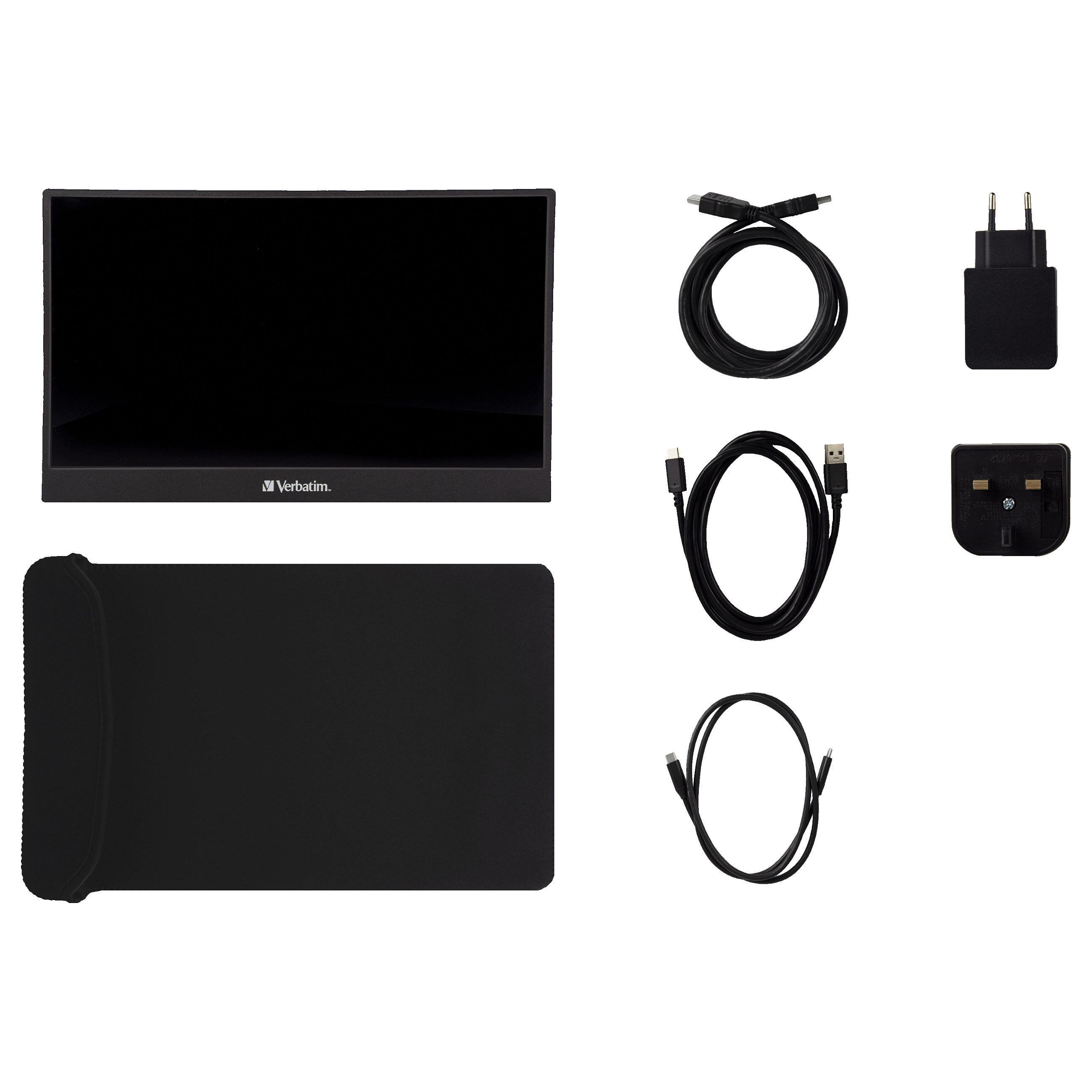 Monitor Verbatim PM-14 / 14″ / Full HD TFT/IPS LCD / 6ms / HDMI - Zezë - 3