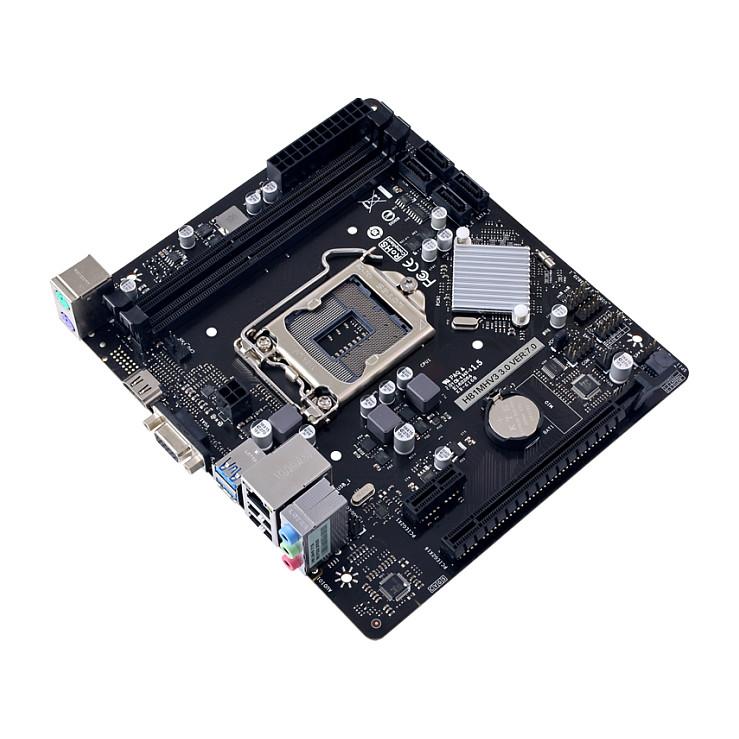 Pllakë Amë Biostar H81MHV3 3.0 / Intel LGA1150 / DDR3 / Micro-ATX / 1GbE LAN - 2
