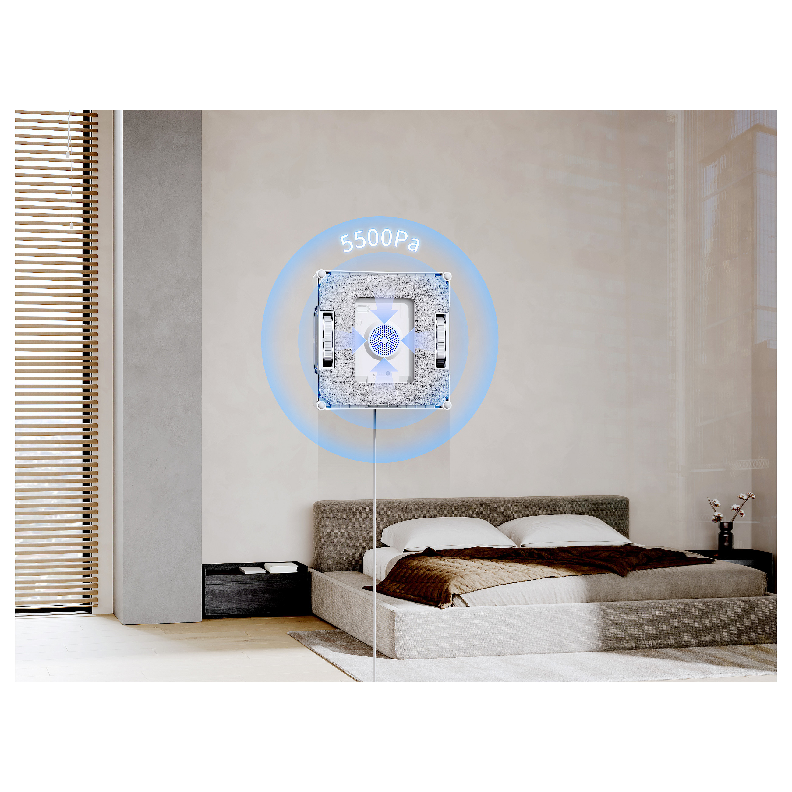Fshesë robotike për pastrimin e dritareve Ecovacs Winbot W2 PRO OMNI - Bardhë - 11