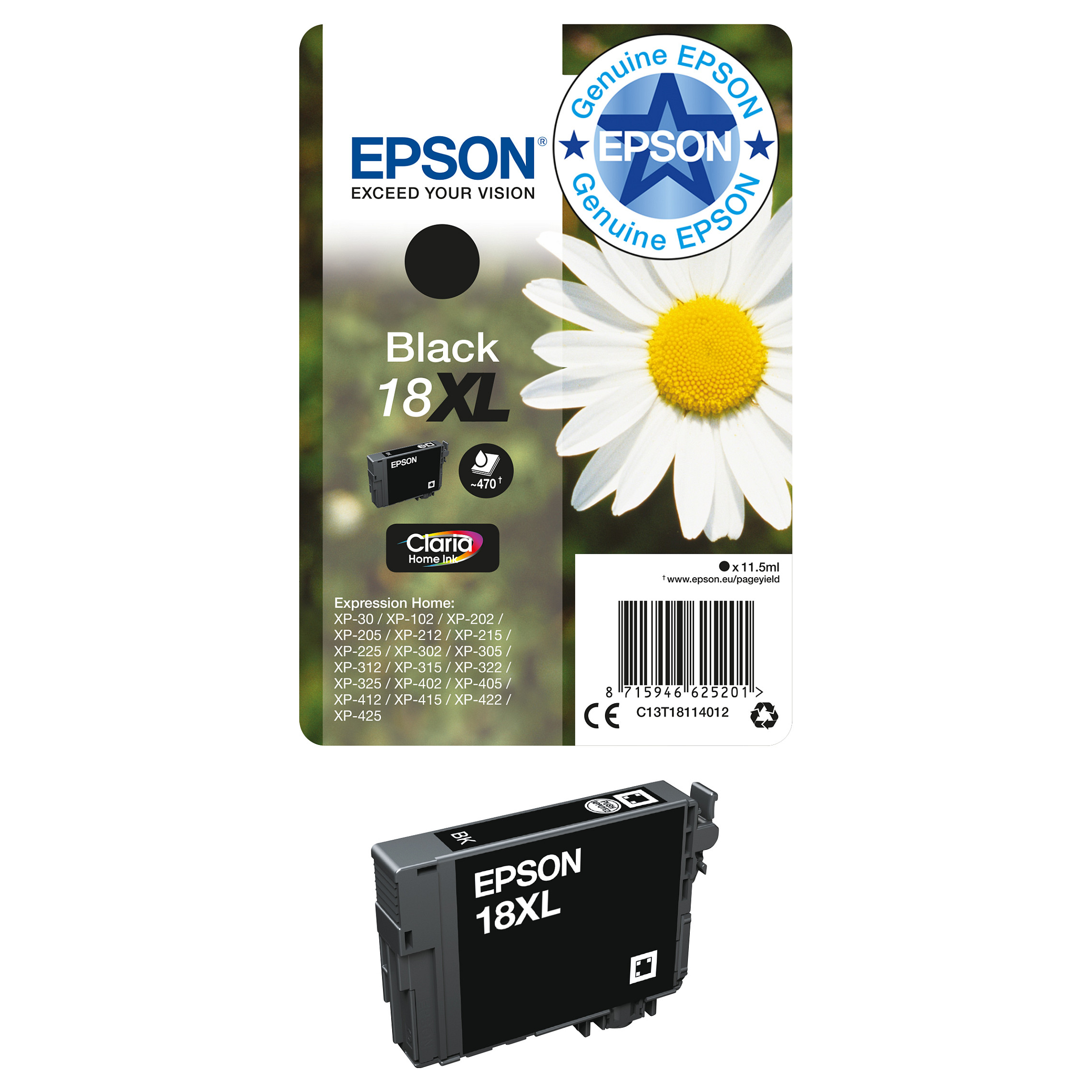 INK Epson 18 XL T1811 Ink Cartridge – Zezë - 6